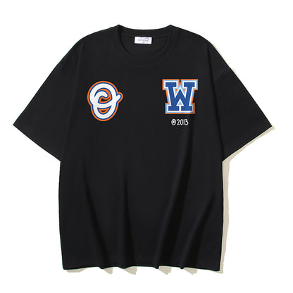 OFF-Whlte Arrow Logo Cotton T-shirt#1101