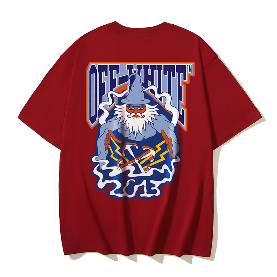 OFF-Whlte Arrow Logo Cotton T-shirt#1101